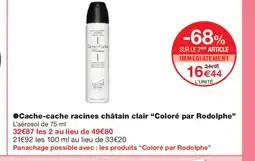 Monoprix COLORÉ PAR RODOLPHE Cache-cache racines châtain clair offre