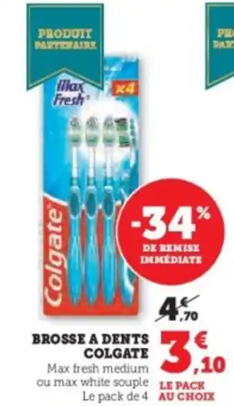 Super U Brosse a dents colgate offre