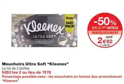 Monoprix KLEENEX Mouchoirs Ultra Soft offre