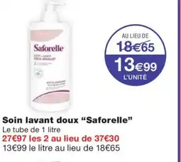 Monoprix SAFORELLE Soin lavant doux offre