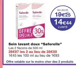 Monoprix SAFORELLE Soin lavant doux offre