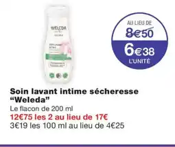 Monoprix WELEDA Soin lavant intime sécheresse offre