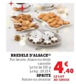 Super U Bredele d'alsace offre