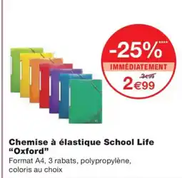Monoprix OXFORD Chemise à élastique School Life offre