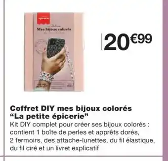 Monoprix LA PETITE ÉPICERIE Coffret DIY mes bijoux colorés offre