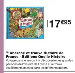 Monoprix Cherche et trouve Histoire de France - Éditions Quelle Histoire offre