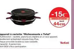 Monoprix TEFAL Appareil à raclette offre