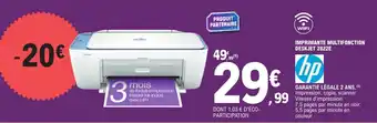 E.Leclerc Imprimante multifonction deskjet 2822e offre