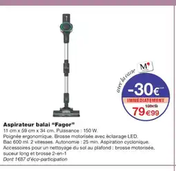 Monoprix FAGOR Aspirateur balai offre