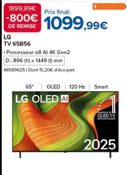 Costco LG TV 65B56 offre