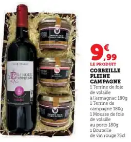 Super U Corbeille pleine campagne offre