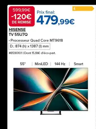 Costco HISENSE TV 55U7Q offre