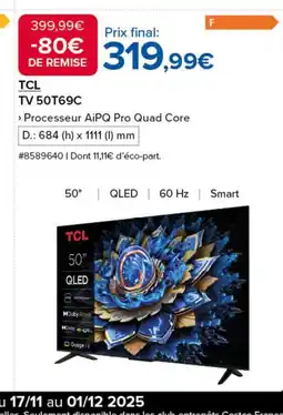 Costco TCL TV 50T69C offre