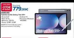 Costco SAMSUNG Tablette tactile Galaxy Tab S10+ offre