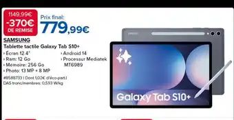 SAMSUNG Tablette tactile Galaxy Tab S10+