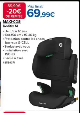 Costco MAXI-COSI Rodifix M offre