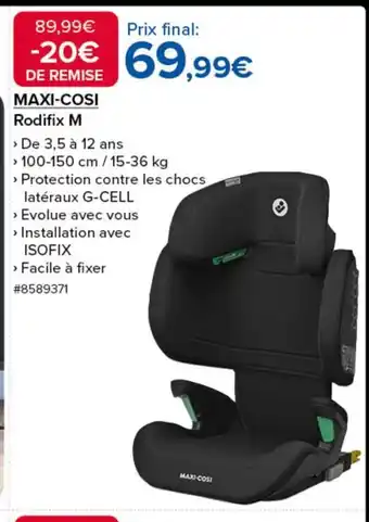 Costco MAXI-COSI Rodifix M offre