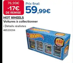 Costco HOT WHEELS Voitures à collectionner offre