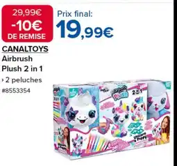 Costco CANALTOYS Airbrush Plush 2 in 1 offre