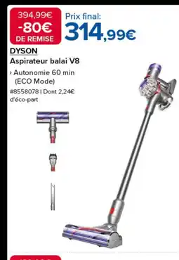 Costco DYSON Aspirateur balai V8 offre