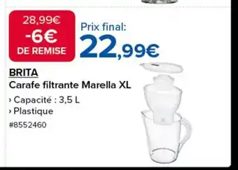 Costco BRITA Carafe filtrante Marella XL offre