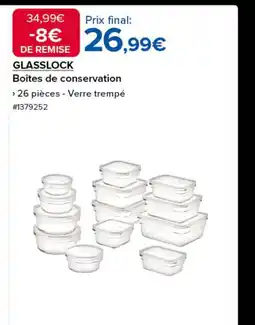 Costco GLASSLOCK Boîtes de conservation offre