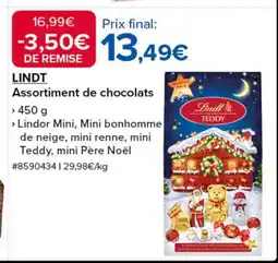 Costco LINDT Assortiment de chocolats offre