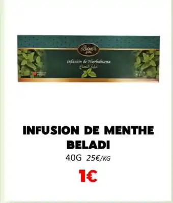 Hmarket BELADI Infusion de menthe offre