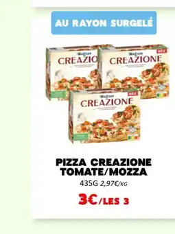 Hmarket Pizza creazione tomate/mozza offre