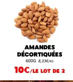 Hmarket Amandes décortiquées offre