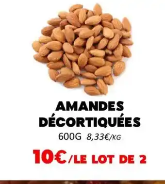 Hmarket Amandes décortiquées offre