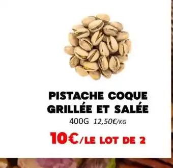 Hmarket Pistache coque grillée et salée offre