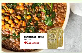 Hmarket Lentilles 4mm offre