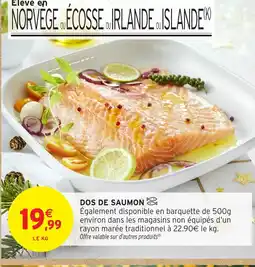 Intermarché Dos de saumon offre