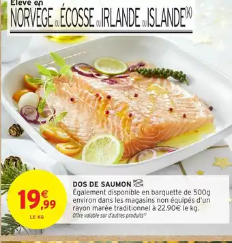 Intermarché Dos de saumon offre