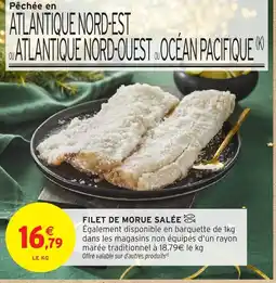 Intermarché Filet de morue salée offre