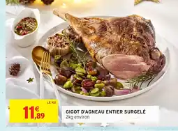 Intermarché GIGOT D'AGNEAU ENTIER SURGELÉ offre