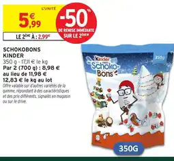 Intermarché KINDER Schokobons offre