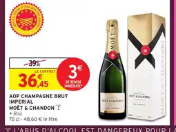 Intermarché MOËT & CHANDON Aop champagne brut imperial offre