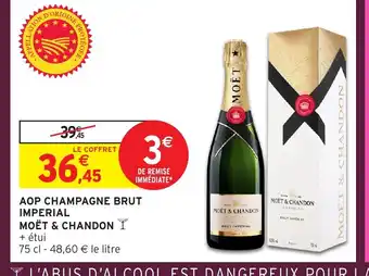Intermarché MOËT & CHANDON Aop champagne brut imperial offre