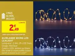 Intermarché Guirlande micro led lealight offre
