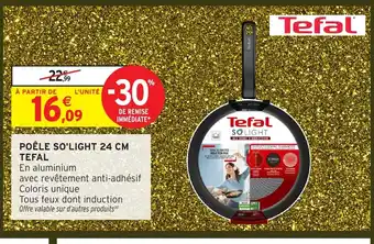 Intermarché TEFAL Poêle so'light offre