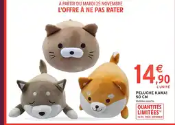 Intermarché Peluche kawai offre