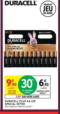 Intermarché DURACELL Plus aa x12 special offer offre