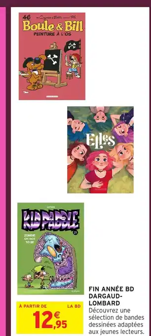 Intermarché Fin année bd dargaud- lombard offre