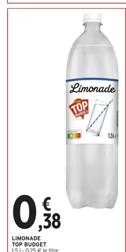 Intermarché TOP BUDGET Limonade offre