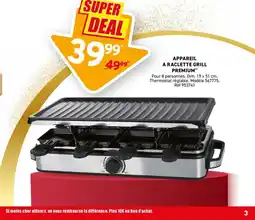 Trafic Appareil a raclette grill premium offre