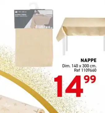Trafic Nappe offre