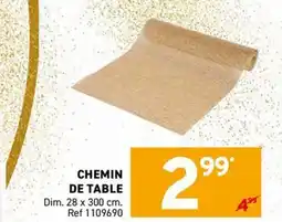 Trafic Chemin de table offre