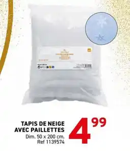 Trafic Tapis de neige avec paillettes offre